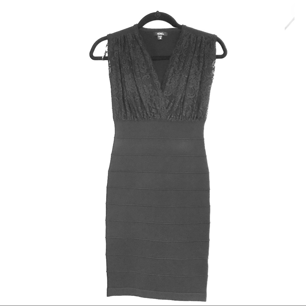 Black bandage dress